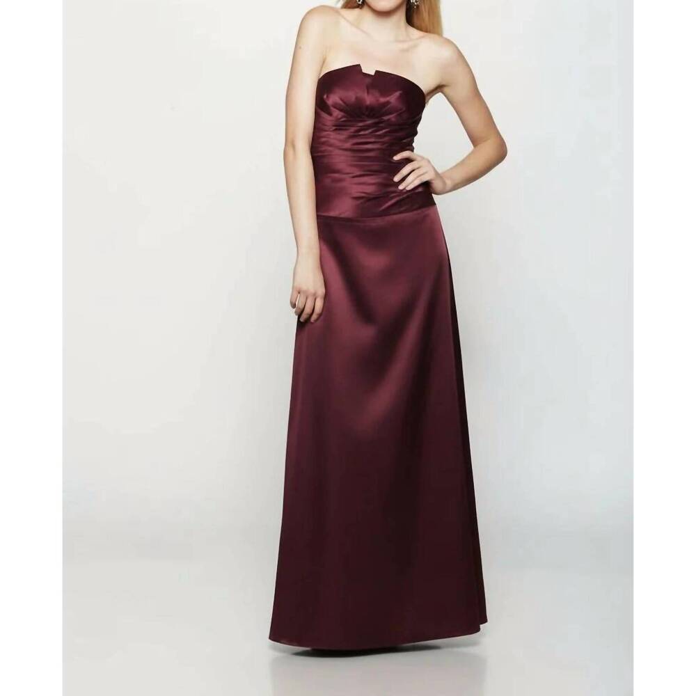 NEW LAST DRESS timeless grace gown in sangria